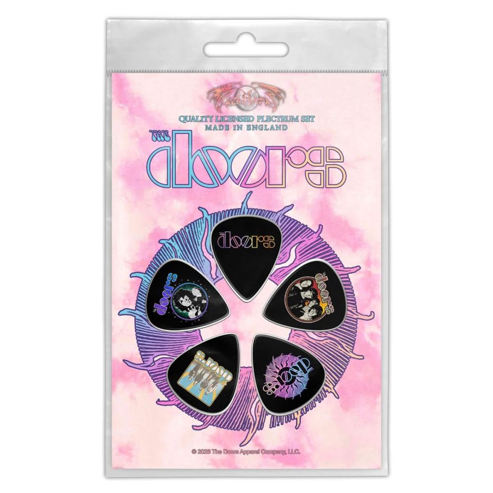 The Doors - Sun Plectrum - Black/Multicolours
